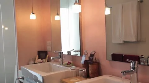 BATHROOM INTERIOR Stock Footage 8861143