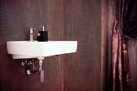 Bathroom interior Stock Photos