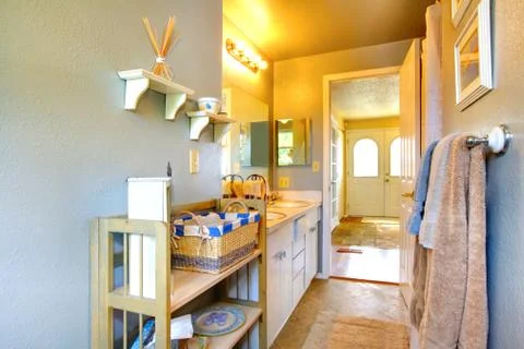 Bathroom interior Stock Photos