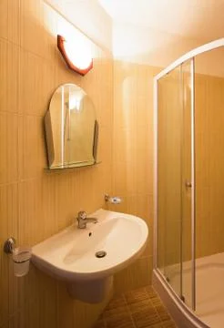 Bathroom interior Stock Photos
