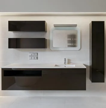 Bathroom interior Stock Photos