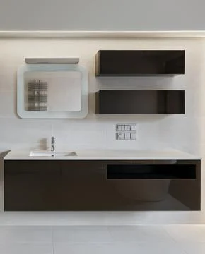 Bathroom interior Stock Photos