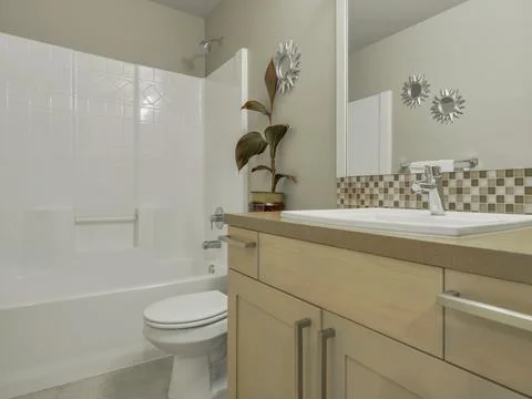 Bathroom interior 写真素材