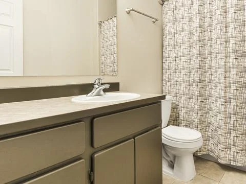 Bathroom interior Stock Photos