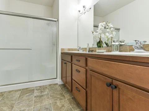 Bathroom interior Stock Photos