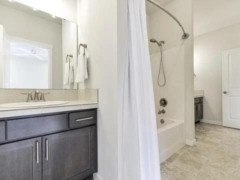 Bathroom interior Stock Photos