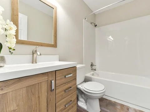 Bathroom interior Stock Photos