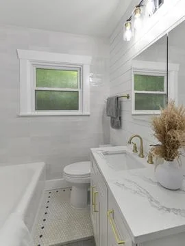 Bathroom interior Stock Photos