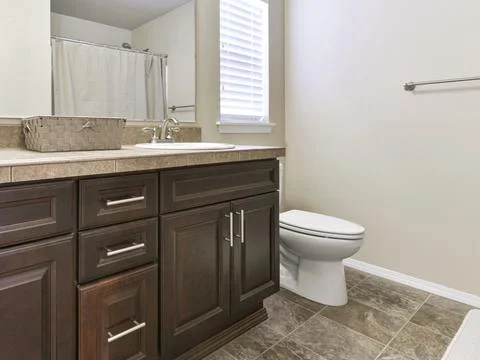 Bathroom interior Stock Photos