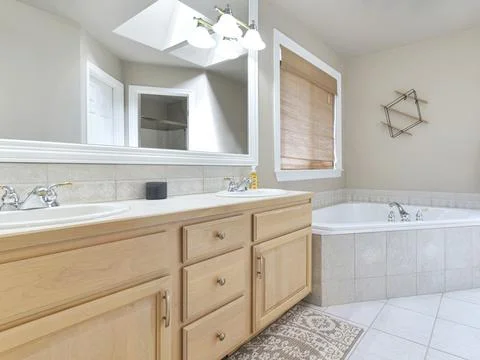 Bathroom interior Stock-Fotos