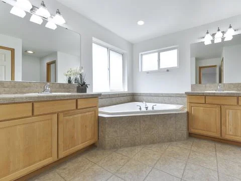 Bathroom interior Stock Photos