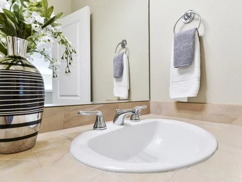 Bathroom interior Stock Photos