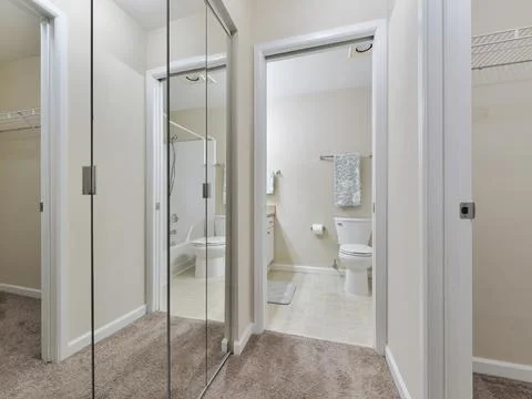 Bathroom interior Stock Photos