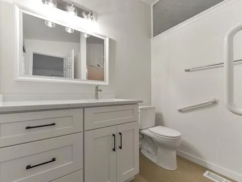 Bathroom interior Stock Photos