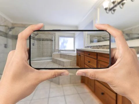 Bathroom interior Stock-Fotos