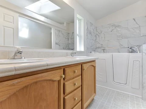 Bathroom interior Stock Photos