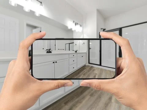 Bathroom interior Stock Photos