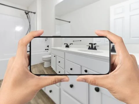 Bathroom interior Stock Photos