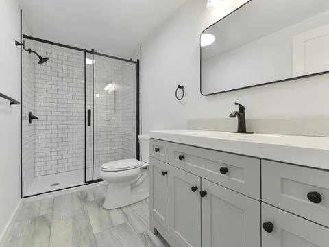 Bathroom interior Stock Photos
