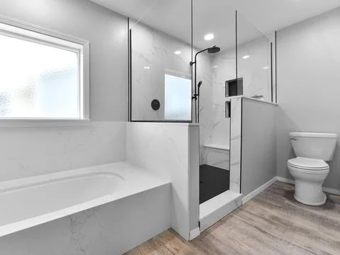 Bathroom interior Stock Photos