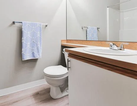 Bathroom interior Stock Photos