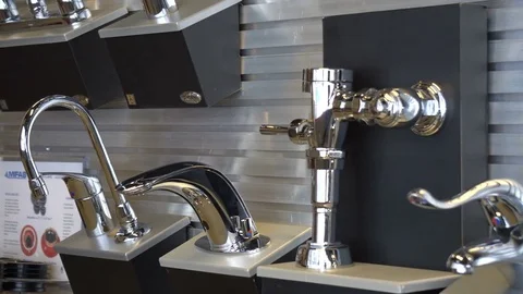 Bathroom &amp; Kitchen Ceramic Tiles Retailer Stock Footage 75291074