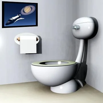 Bathroom Loo Stock Illustration