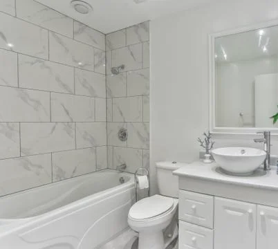 Bathroom modern Interior Stock Photos