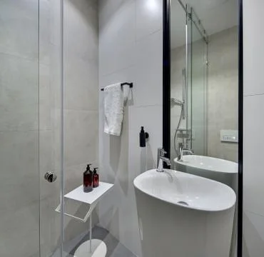 Bathroom in modern style Stock-Fotos