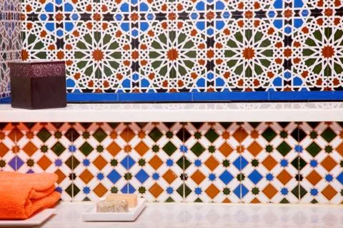 Bathroom morocco Stock Photos