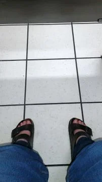 In the Bathroom Stock Photos