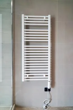 Bathroom radiator Stock Photos