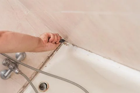 Bathroom remodeling concept Stock Photos