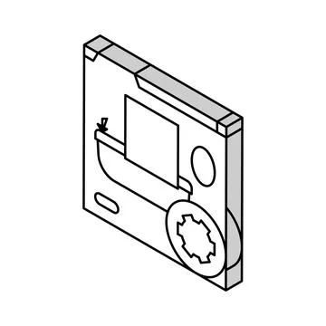 Bathroom remodeling isometric icon vector illustration イラスト素材