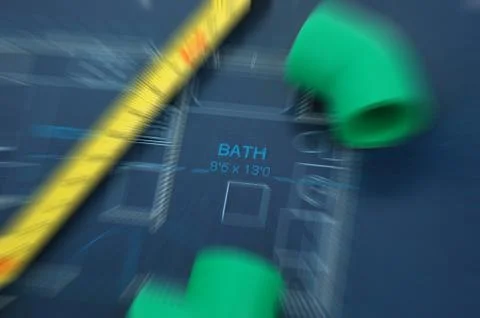 Bathroom renovation Stock Photos