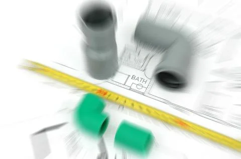 Bathroom renovation Stock Photos