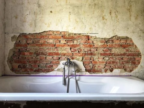 Bathroom renovation Stock Photos