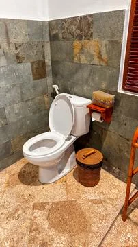 Bathroom in resort Stock Photos