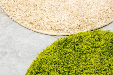 Bathroom rug Stock Photos