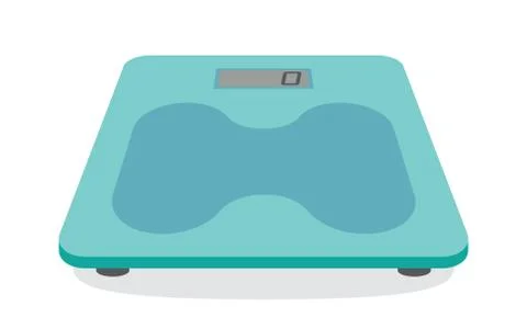 Bathroom scale icon. Stock Illustration