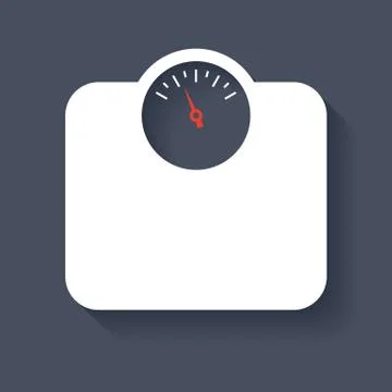 Bathroom scale icon Stock Illustration