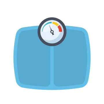 Bathroom scale icon Stock Illustration