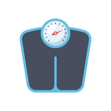 Bathroom scale icon Stock Illustration