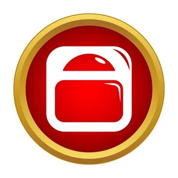 Bathroom scale icon symbolizing weight loss and health measurement Stock Illustration