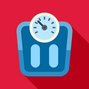 Bathroom scale measuring body weight for health monitoring Ilustración de archivo