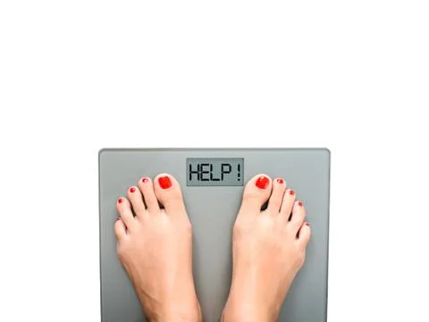 Bathroom scale Stock Photos