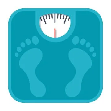 Bathroom Scales Icon Stock Illustration