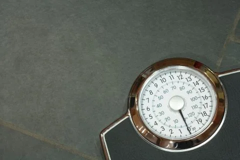 Bathroom scales Stock Photos