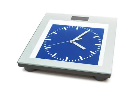 Bathroom scales Stock Photos