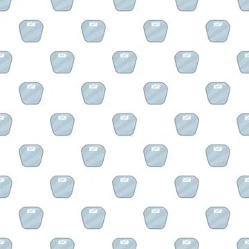 Bathroom scales repeating pattern for weight loss background Stock Illustration